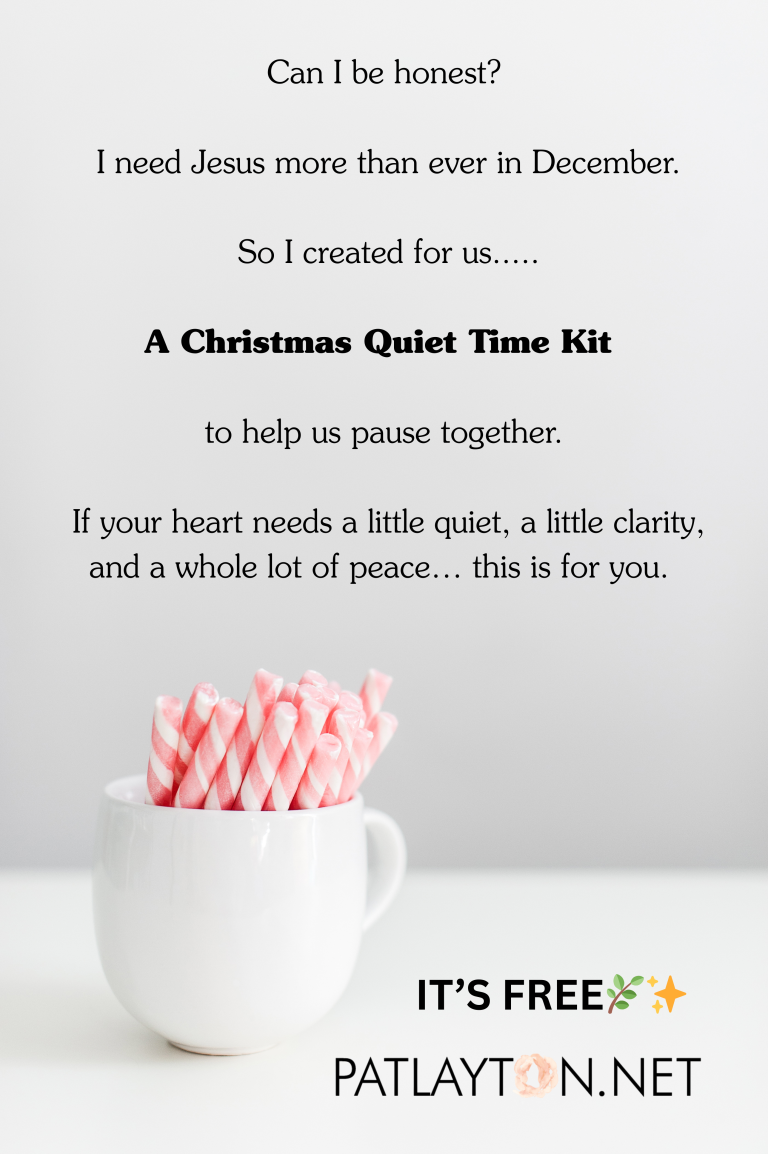 🎄 Finding Quiet in a Busy Season: Introducing my FREE  2025 Christmas Quiet Time Kit